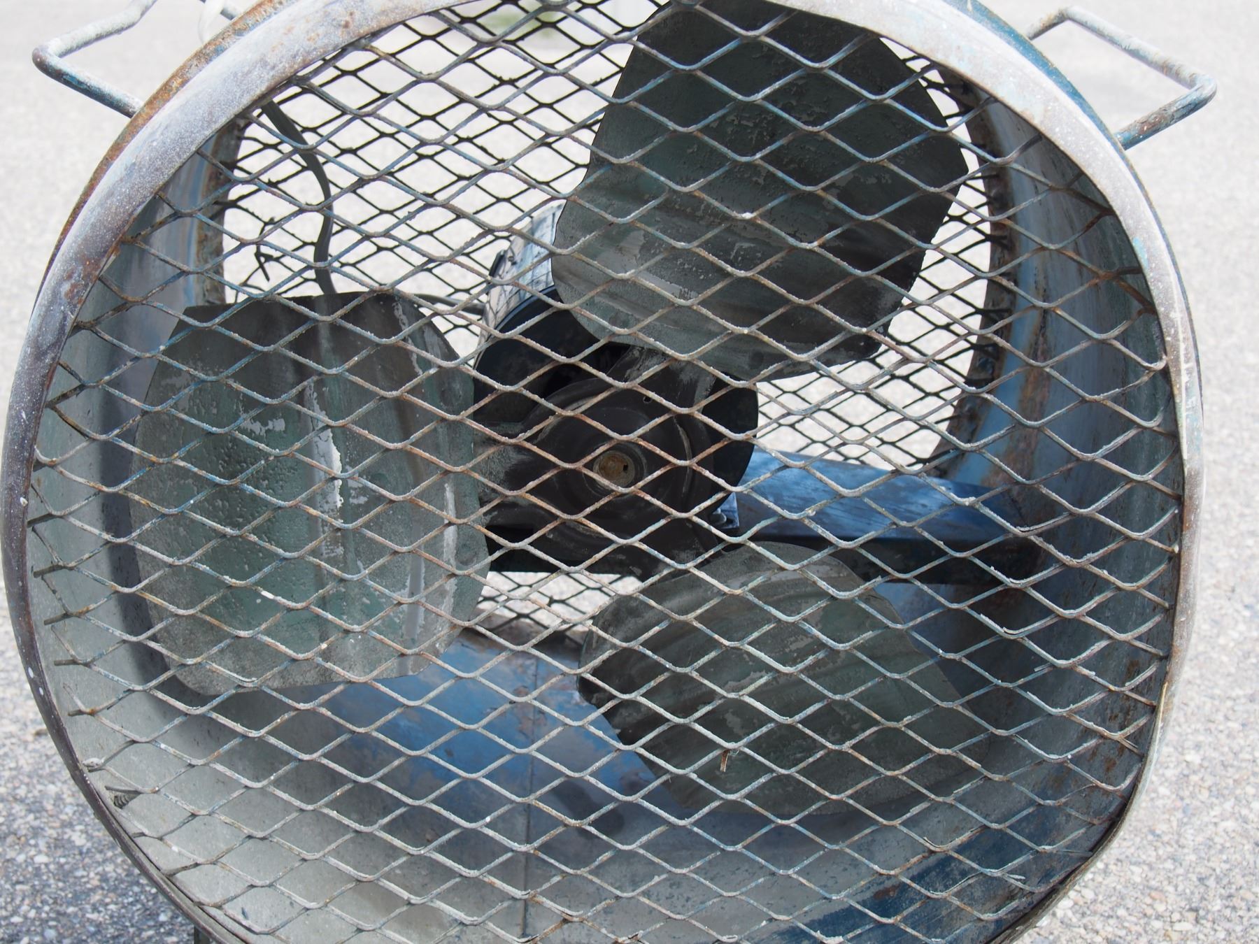 Heavy Duty Construction Fan 1/2 Horsepower *working
