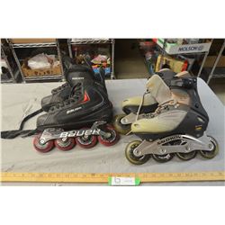 2 Pairs of Roller Blades Size 6