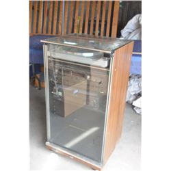 Sony VCR, Technic's Cassette Tape Player and Sony Record Player in Cabinet