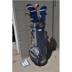 11 Golf Clubs with Bag and Balls