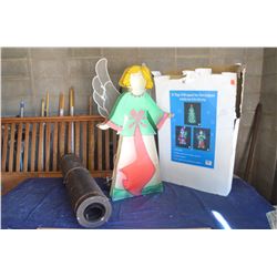 36" Christmas Decoration and Tar Paper