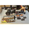 Image 1 : Harley Davidson Collection- Piggy Teddy, Beer Cans, Cards, Bike Packs