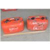 Image 1 : 2 Metal 6 US Gallons (5 Imperial) Gas Cans