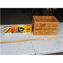 Vintage Shotgun Shells Plus CIL Ammunition Box