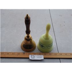 2 Bells: 1 Brass, 1 Glass