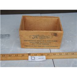 Crayon Wooden Box