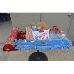 106" Carpet Runner, Glass Decor, Flat Dry Mop