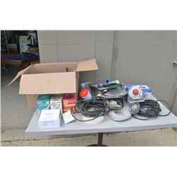 Trouble Lights, Painting Trays and Cages, Flood Light Bulbs etc