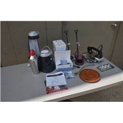 Bonne O Sparkling Beverage System, McGraw-Edison Stean and Dry Iron and misc.