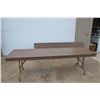Image 1 : 2X TIME THE MONEY - Large Fold Down Tables (96" L x 30" W)