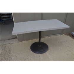 Pedestal Table (29" H by 40" by 23" W)