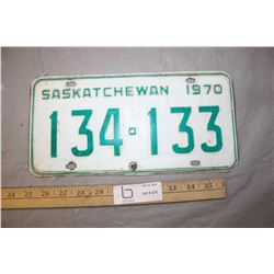 1970 License Plate