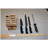 Image 1 : Knife Block and Henchel Knives