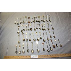 Lot of 50 Collectors Spoons