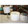 Image 1 : 2 Lamp Shades and 1 Lamp