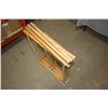 Image 3 : Wooden Folding Rack 27" W by 14" D by 43" T