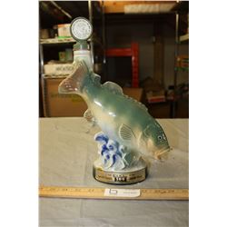 Beam Decanter 100 Burbon Whiskey Fish Bottle