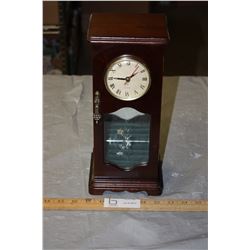 Jewelry Box with Battery Powered Clock