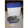 Image 1 : Coleman Cooler and Rubber Shoes