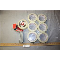 SS INC Tape Dispenser and 6 Rolls of Tape