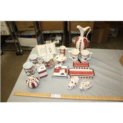 Lot of Ukrainian Theme Dishes and Display Pieces