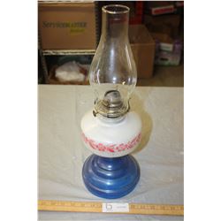 Oil Lamp with Shade 18.5"