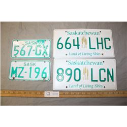 4 License Plates