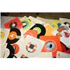 Image 9 : Table Lot of 45s Records