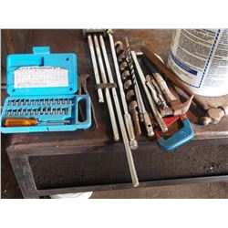 Fencing Tool Drill Bits, Socket Extenders, Hammers, Etc