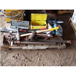 JackAll Sledge Hammer, Hydraulic Jack, Tire Irons Etc