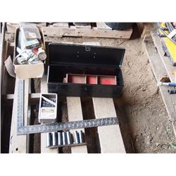 Tool Box with Hand Tools, Drill Bits, and More