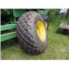 Image 14 : John Deere 7721 PT Combine with 212 Pickup *with extra tire