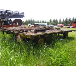 8ft X 16ft Rubber Tire Wagon *needs floor