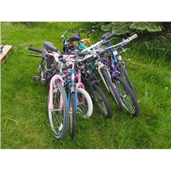 Various Children's Bikes
