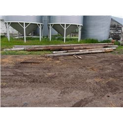 12 Power Poles of Various Sizes