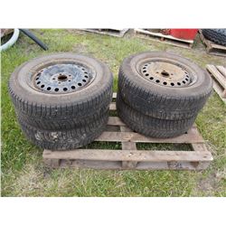 4 TIMES THE MONEY: Michelin 215/65/R16 Tires with Rims