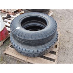 2 Tires: 7.50-20 8 Ply and 10R-22.5