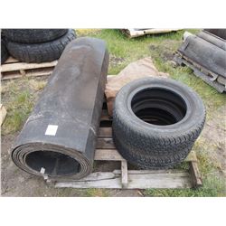 Belting, 2 Tires- P185/65R14 and Tarp