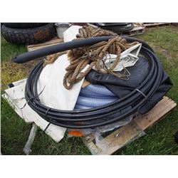Plastic Black Hose, Pump Hose, Tarps, Rope, Etc