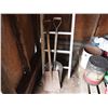 Image 2 : Wooden Ladder, 2 Shovels