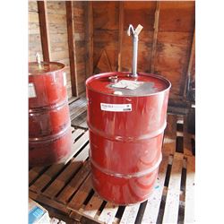 Barrel of Plus-50-11 Premium Engine 80% Full Oil SAE 15W-40