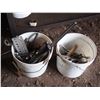 Image 1 : Pails of Wrenches; Tools, Pullers, Pipe Wrenches