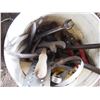 Image 5 : Pails of Wrenches; Tools, Pullers, Pipe Wrenches