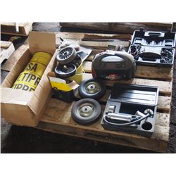 Booster Pack, Utility Wheels, Tarp, Straps, Clamps, Etc