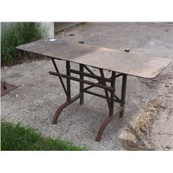 Metal Shop Table