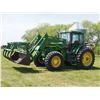 Image 1 : 2000 John Deere 7410 Tractor  FWA & FEL  w/ Two Buckets & Grapple