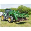 Image 2 : 2000 John Deere 7410 Tractor  FWA & FEL  w/ Two Buckets & Grapple