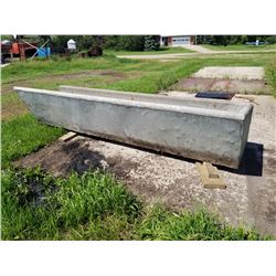 12 X THE MONEY Concrete Bunk Feeders 2 With Ends 10 Open Ends (10 FT Long)