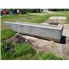 Image 1 : 12 X THE MONEY Concrete Bunk Feeders 2 With Ends 10 Open Ends (10 FT Long)