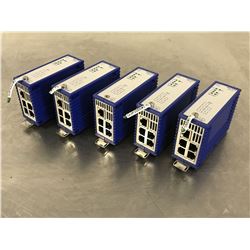 LOT OF HIRSCHMANN RS2-5TX RAIL SWITCH